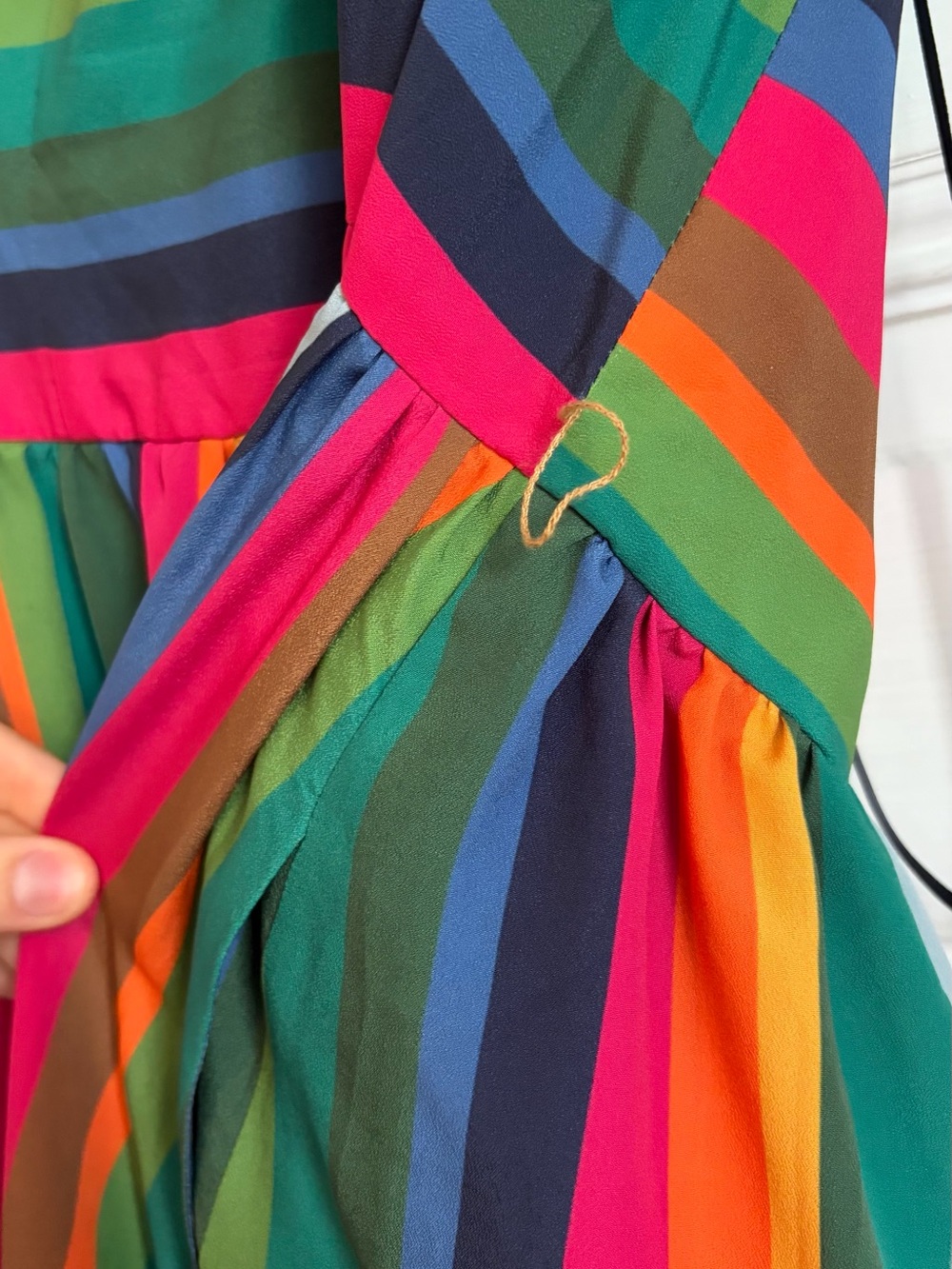 ModCloth My Zest Intentions Rainbow Sweatheart Halter Maxi Dress - M - Picture 7 of 9